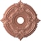 Ekena Millwork Attica PVC Medallion (Canopies up to 6 3/4"), 19"OD x 3 1/2"ID x 1"P, Metallic Champagne Pink CMP19ATFCP - alternate 1
